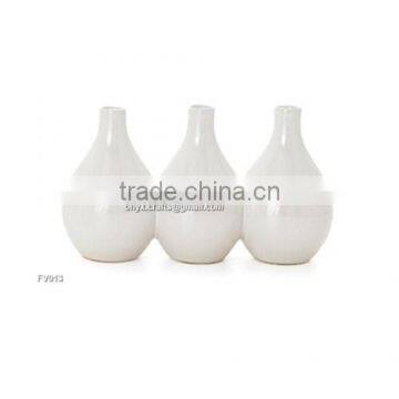 White Marble Flower Vase FV013-1