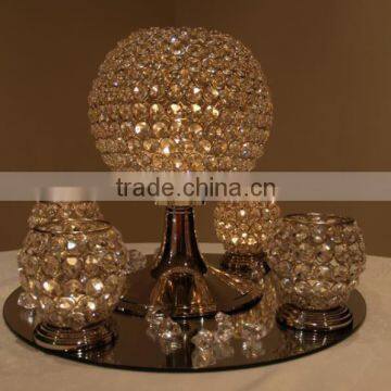 gold crystal candelabra