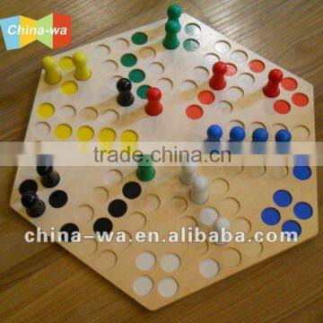 2012 wood board game toy checkers or draughts