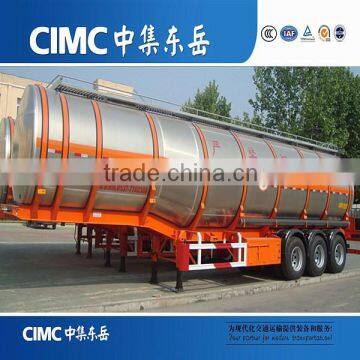 CIMC 36000l New Condition Diesel Fuel Tank Trailer , Tanker Semi Trailer photo-4