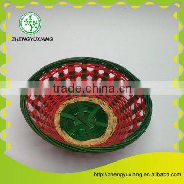 Handmade Bamboo Basket for Holding Bread and Snack photo-3