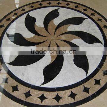 water jet marble medallion