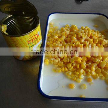 340g/400g/425g/3000kgcanned sweet corn 2014new crop