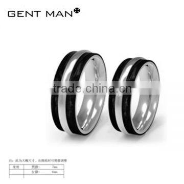 onlian hot sale diamond simple wedding ring for lovers