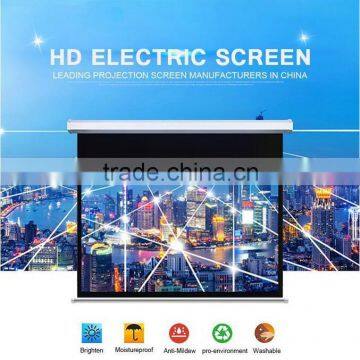 Motorized Projection Screen 50"~200"(with CE /ROhs/FCC certificates)