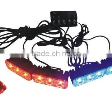 CAR LED STROBE LIGHT,VISOR LED STROBE LIGHT (SR-LS-325-4), 1W TOP BRIGHT TIR LED