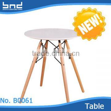 White or black round MDF high wood bar side dining table B0061