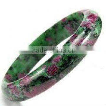 60mm ruby fuchsite wholesale bangle jewelry