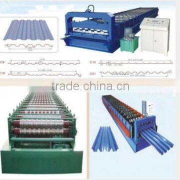 C35 automatic color steel cold roll forming machine for russian hydraulic automatic roofing roll forming machine