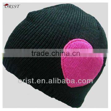 100% acrylic beanie with embroidery logo