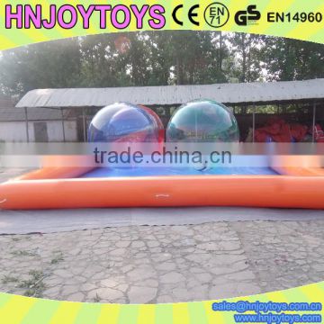 0.9mm PVC tarpaulin walking water ball pool / inflatable pvc swimming pool / pvc swimming pool