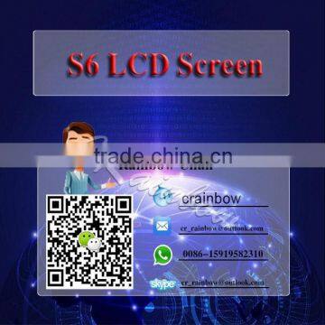 Mobile Phone screen for samsung S6 lcd screen replacement
