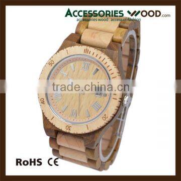 Hot Selling charmful high quality quartz Wooden Watch for unisex