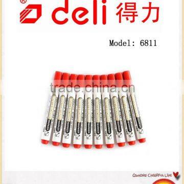 Deli Whiteboard Marker Whiteboard Marker pen dry erasable 6811 red