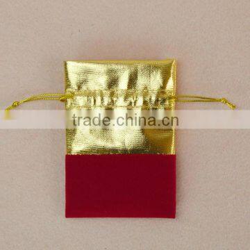 Customized Soft Fabric Jewellery Drawstring Plush Velvet Gift Bag photo-4