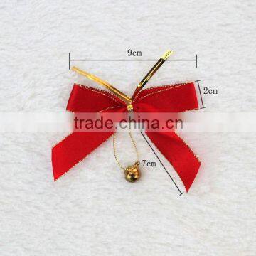 mini decoration ribbon bow with elastic loop