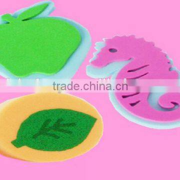 fancy design leaves cartoon DIY eva stationery kids toy stamps