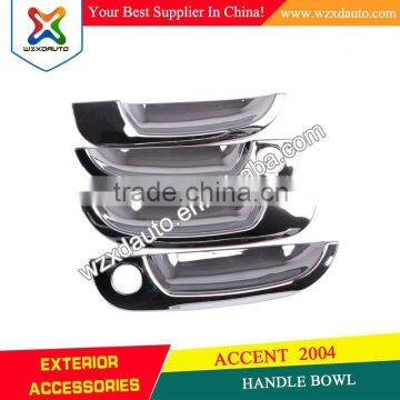 HANDLE BOWL CHROME DOOR HANDLE BOWL INSERTS COVER FOR ACCENT 2004