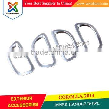 TOYOTA COROLLA ALTIS 2014 HANDLE COVER-INNER 14 ABS CHROME CAR INTERIOR DECORATION ACCESSORIES