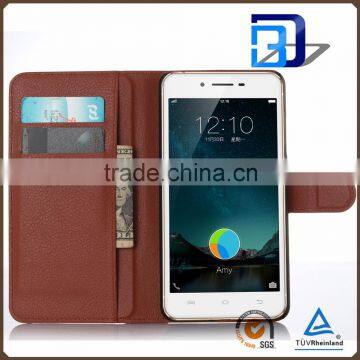 for Vivo x6 Plus Cover Case, Litchi Design Credit Card Wallet Stand Flip Leather Case for Vivo X6 Plus Mobile Phone Cover photo-5