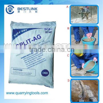 Cracking powder for concrete demolition