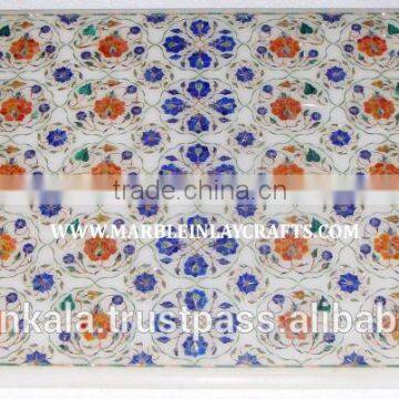 Beautiful Marble Pietra Dura Coffee Table Top