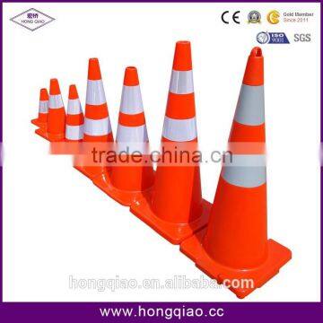 Multicolor PVC Flexible Traffic Safety Cone Reflector