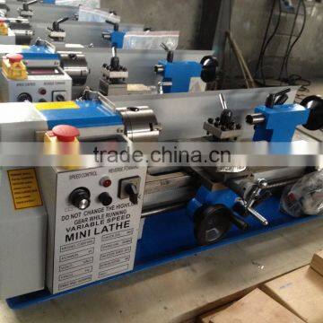 Spindle bore diameter :20mm CQ0618*300 lathe milling machine with best price and quality