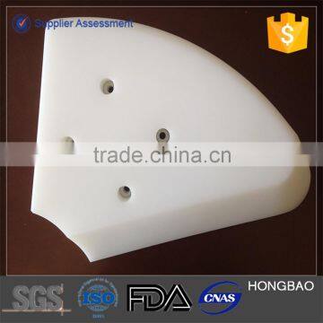 high wear-resistant perforated plastic uhmwpe block with letters