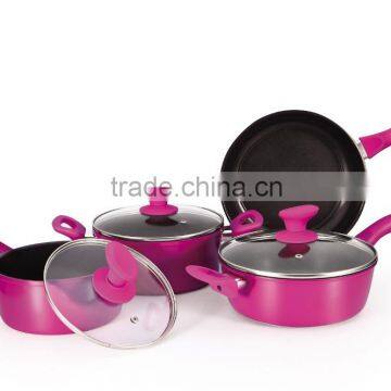 Forged steel nonstick cookware sets