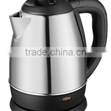 Small household appliance1.2L 360 degree base cordless stainless steel electric water kettle made in Zhongshan Baidu