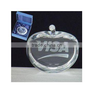 Hot new product noble and high quality crystal glass paperweight for 2016