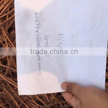 Metal copper scrap wire scrap