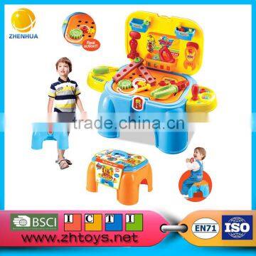 Play at home Funny play toys with music and light plastic toy tool set