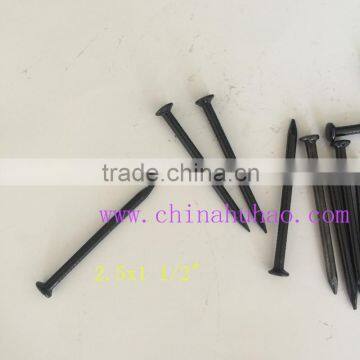 Smooth Shank Black Steel Nail Tianjin Factory