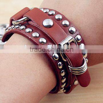 fashion leather bracelet for sale