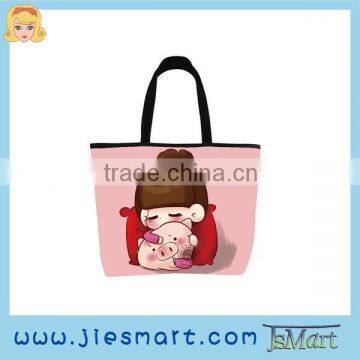 JSMART sublimation printing custom bag hand-bag L