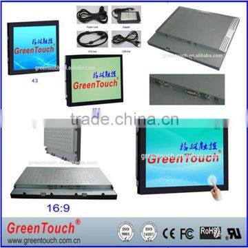 19 inch open frame touch screen monitor advertising kiosk