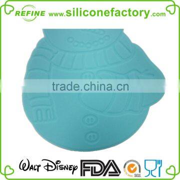 100% Food Grade Heat Resistant Silicone Pad Mat/ Coaster With Snowman Style photo-5