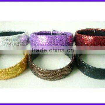 Fashion Handmade Fabric Wrapped Bangles (FCH-10690)