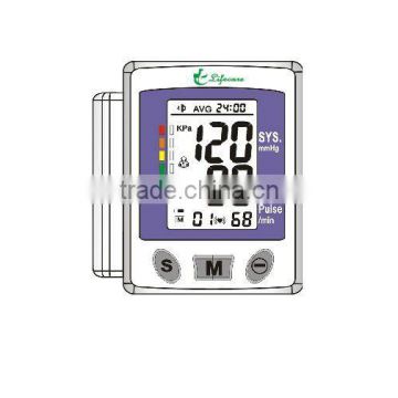 Digital wrist type CE approved blood pressure machine