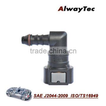 3/8 In. Steel Nylon Right Angle Quick Release Connector