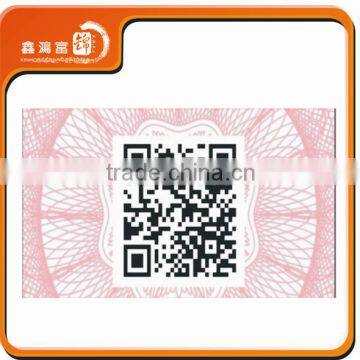 scratch-off printing wholesale fragile paper sticker