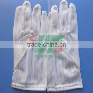 Polyester knitted gloves