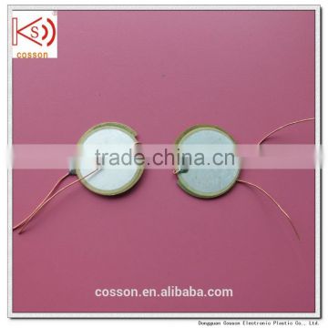 21.5mm piezo buzzer sheet Double ceramic