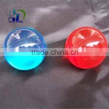 crystal colored and transparent punch glass ball with holes