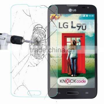 for LG L90 D405N Tempered Glass Screen Protector 9H 0.26 MM Rounded Edge Bubble Free Anti Dust Anti-scratch photo-6
