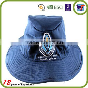 Wholesale fishermen bucket caps with drawstring custom printed bucket hats