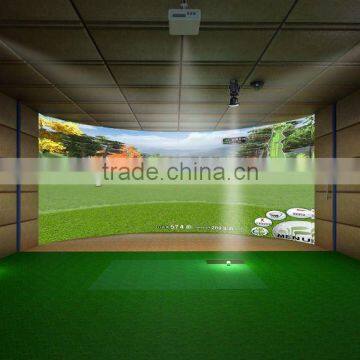 indoor screen golf simulator