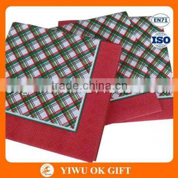 2015 Gold Supplier Party Paper Napkin,sanitary napkin,printed napkin